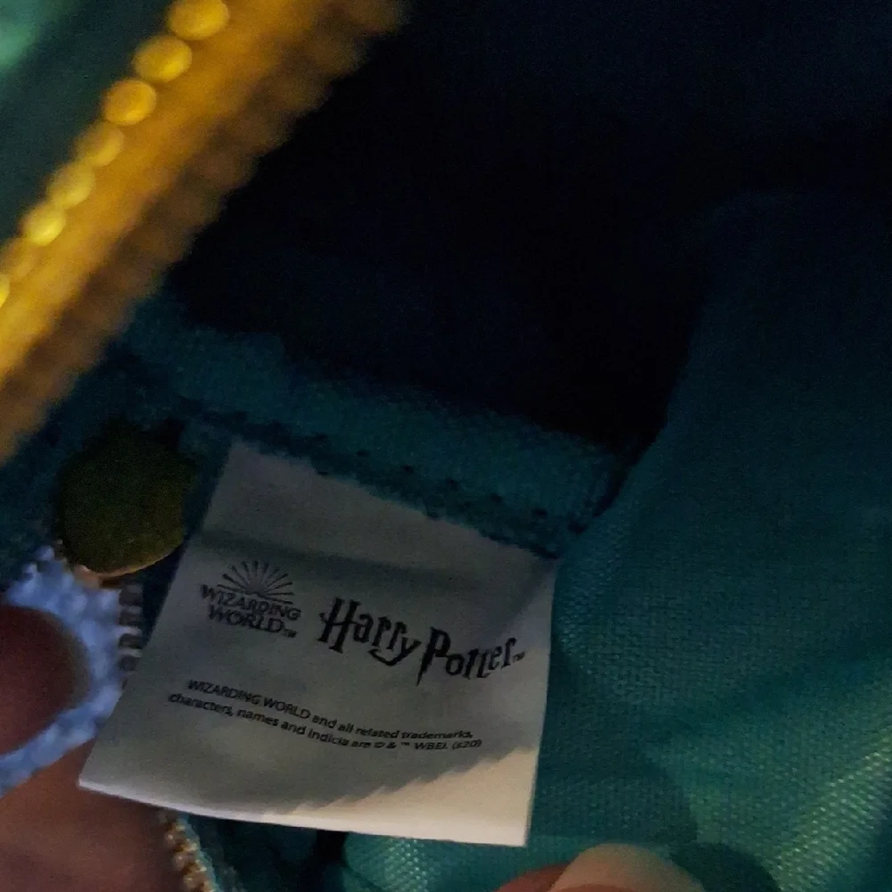 Harry Potter Potions Teal Turquoise Pouch with Gold Zipper